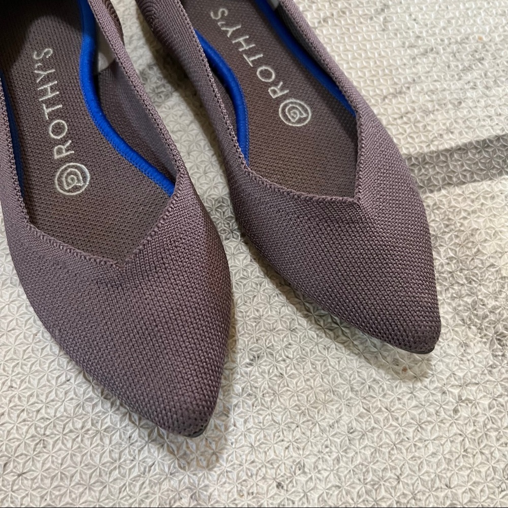Rothy’s The Point Mink Women's Flats Size: 6.5